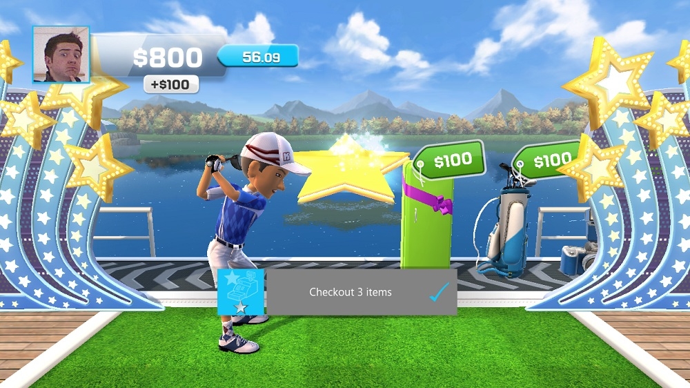 《得分高手 高尔夫》 KINECT体感英文版XBOX360版 游戏截图 1